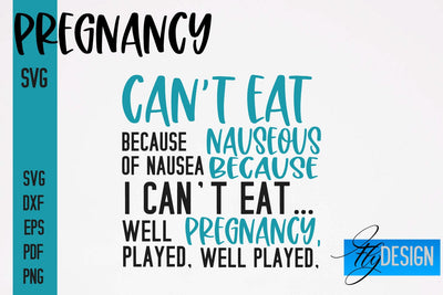 Pregnancy SVG | Funny Quotes SVG SVG Fly Design 