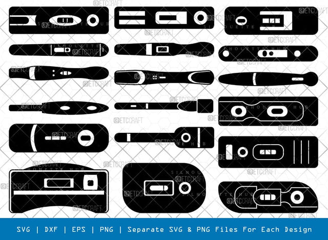Pregnancy Test Silhouette Svg Cricut Cut Files Png Bundle, SB01012 SVG ETC Craft 