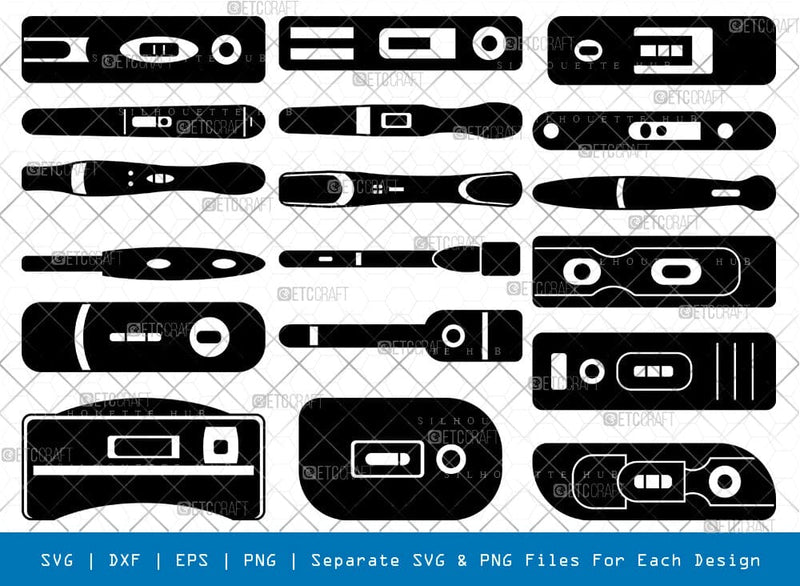 Pregnancy Test Silhouette Svg Cricut Cut Files Png Bundle, SB01012 SVG ETC Craft 