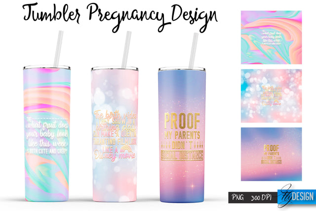 Pregnancy Tumblers | Pregnant Woman Tumbler Sublimation | PNG 20 Oz Tumbler | Sublimation Fly Design 