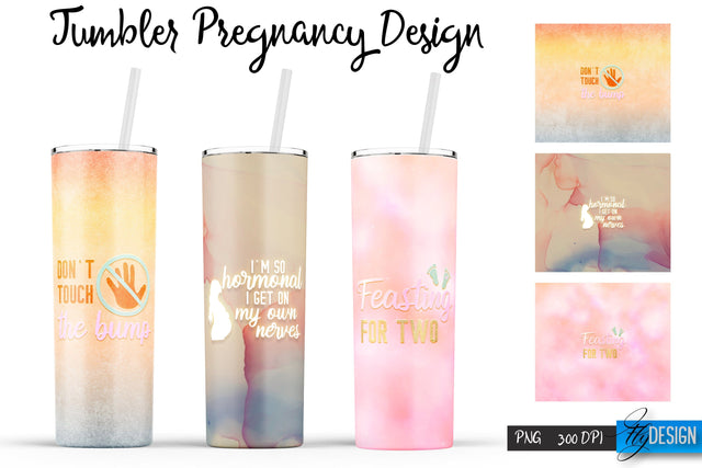 Pregnancy Tumblers | Pregnant Woman Tumbler Sublimation | PNG 20 Oz Tumbler | Sublimation Fly Design 
