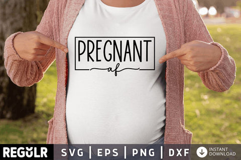 Pregnant af SVG SVG Regulrcrative 