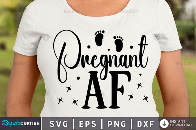 Pregnant af SVG SVG Regulrcrative 