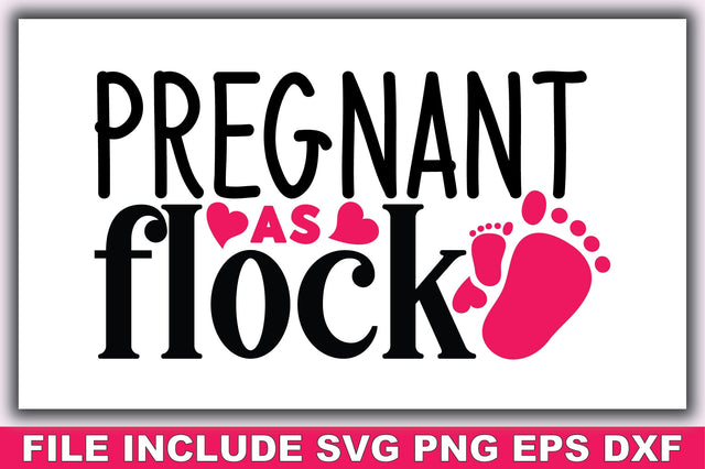 Pregnant as flock SVG Ariyan 
