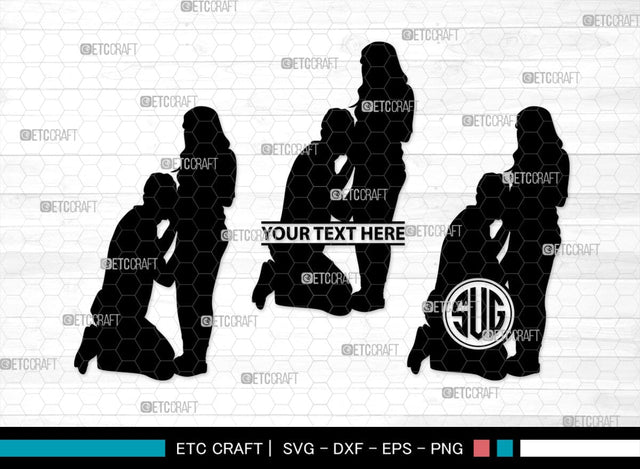 Pregnant Couple Monogram, Pregnant Couple Silhouette, Pregnant Couple SVG, Pregnant Svg, Husband And Wife Svg, SB00396 SVG ETC Craft 