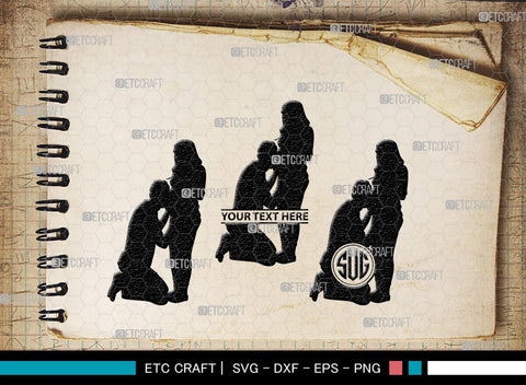 Pregnant Couple Monogram, Pregnant Couple Silhouette, Pregnant Couple SVG, Pregnant Svg, Husband And Wife Svg, SB00396 SVG ETC Craft 