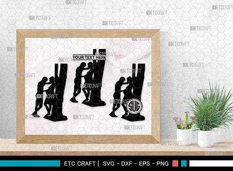 Pregnant Couple Monogram, Pregnant Couple Silhouette, Pregnant Couple SVG, Pregnant Svg, Husband And Wife Svg, SB00396 SVG ETC Craft 