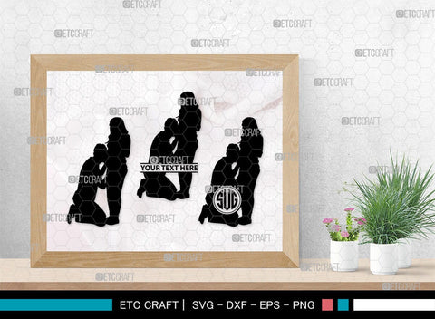 Pregnant Couple Monogram, Pregnant Couple Silhouette, Pregnant Couple SVG, Pregnant Svg, Husband And Wife Svg, SB00396 SVG ETC Craft 