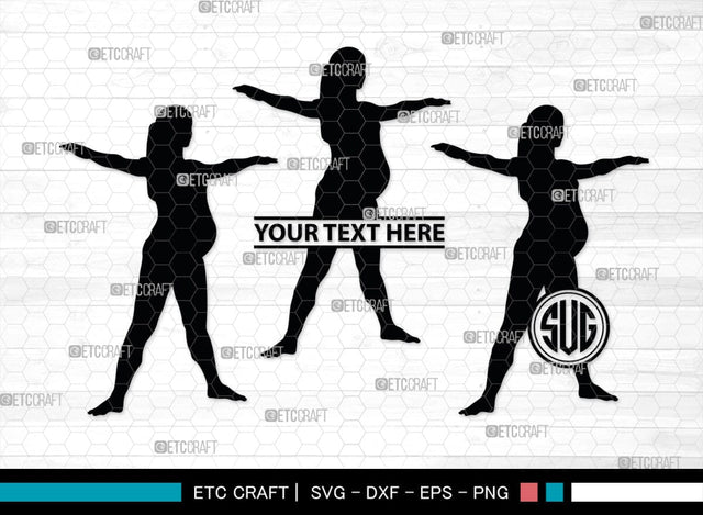 Pregnant Woman Monogram, Pregnant Woman Silhouette, Pregnant Woman SVG, Pregnant Lady Svg, Pregnancy Svg, Pregnant Mom Svg, SB00397 SVG ETC Craft 