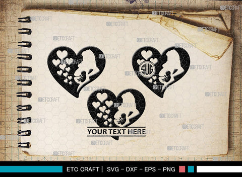 Pregnant Woman Monogram, Pregnant Woman Silhouette, Pregnant Woman SVG, Pregnant Lady Svg, Pregnancy Svg, Pregnant Mom Svg, SB00397 SVG ETC Craft 