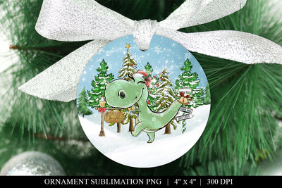 Premium Quality T-Rex Dinosaur Ornament For Sublimation Sublimation BijouBay 