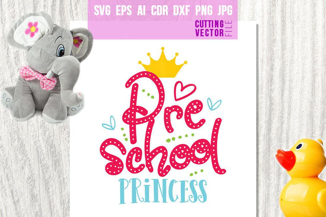 Preschool Princess SVG SVG VectorSVGdesign 