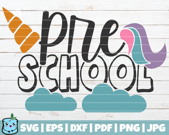 Preschool Unicorn SVG MintyMarshmallows 