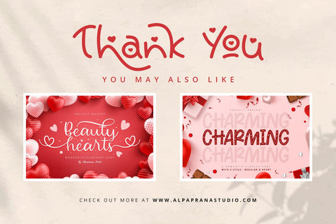 Presents - Romantic Display Font Font Alpaprana Studio 