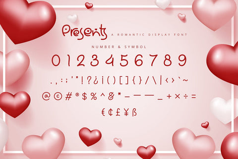 Presents - Romantic Display Font Font Alpaprana Studio 