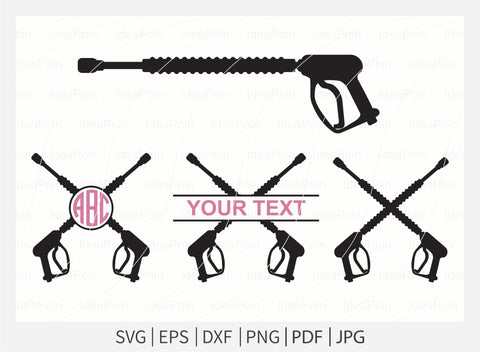 Pressure Washer Gun svg, Pressure Washing Vector, Pressure Washer Gun Monogram, Pressure Washing Logo svg, Power Washing Gun SVG Dinvect 