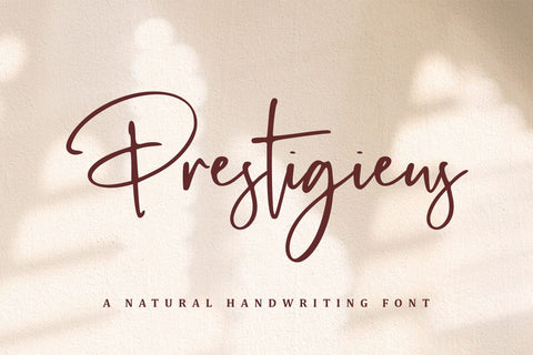 Prestigieus Font Abo Daniel Studio 