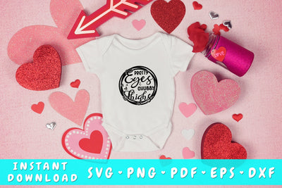 Pretty Eyes And Chubby Thighs SVG, Funny Baby SVG SVG HappyDesignStudio 