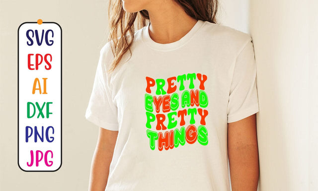 Pretty Eyes And Pretty Things Retro SVG SVG Syaman 
