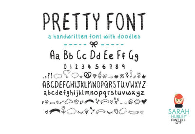 Pretty Font Font Sarah Hurley 