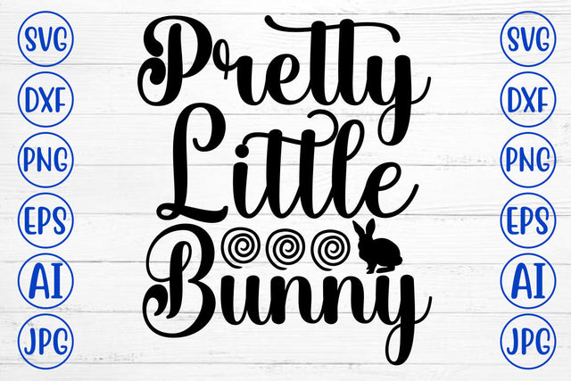 Pretty Little Bunny SVG Cut FIle SVG Syaman 