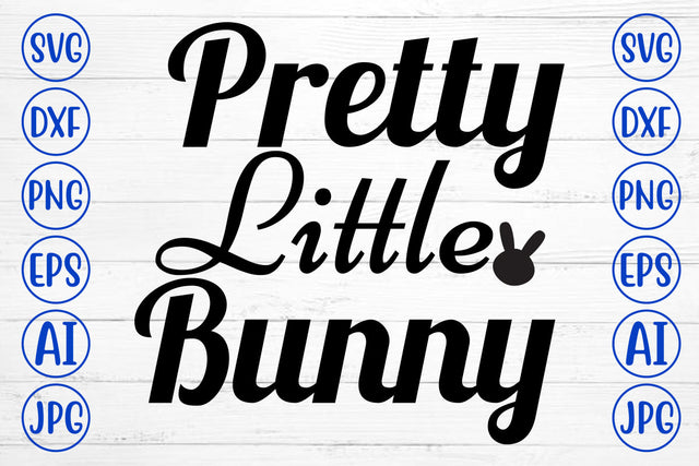 Pretty Little Bunny SVG Cut File SVG Syaman 