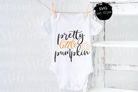 Pretty Little Pumpkin Svg, Girl Litte Pumpkin, Funny Fall Shirt Svg, Halloween Little Pumpkin, Pumpkin Patch Svg SVG MaiamiiiSVG 