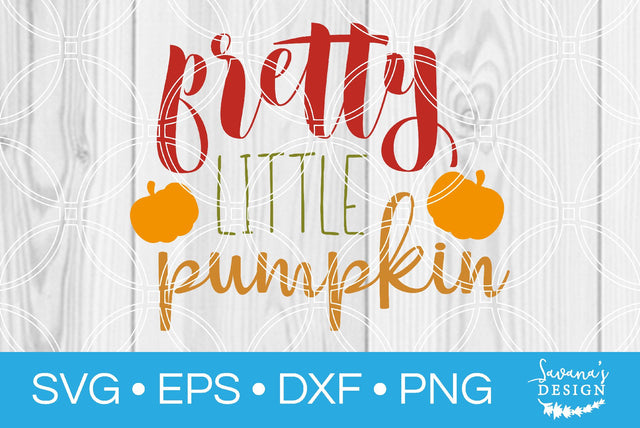 Pretty Little Pumpkin SVG SavanasDesign 