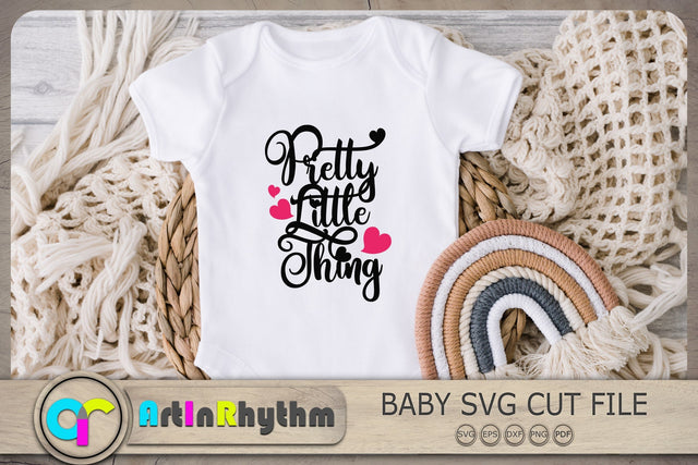 Pretty Little Thing Svg, Baby Girl Svg, Newborn Baby Svg, Baby Svg SVG Artinrhythm shop 