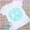Pretty Monogram SVG DXF EPS Font Cut File - So Fontsy