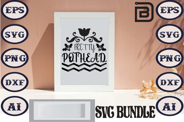 Pretty Pothead SVG Craftlabsvg24 