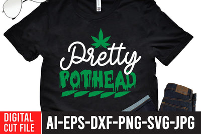 Pretty Pothead SVG Cut File SVG BlackCatsMedia 