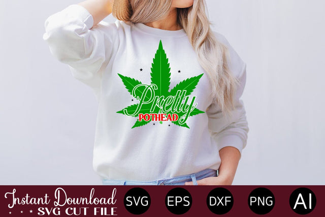 Pretty Pothead SVG SVG designmaster24 