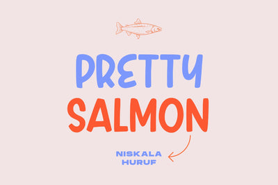 Pretty Salmon - a Display Font Font nhfonts 