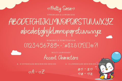 Pretty Sasa Handwritten Font Font Paily Studio 