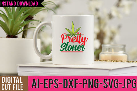 Pretty Stoner SVG Cut File SVG BlackCatsMedia 