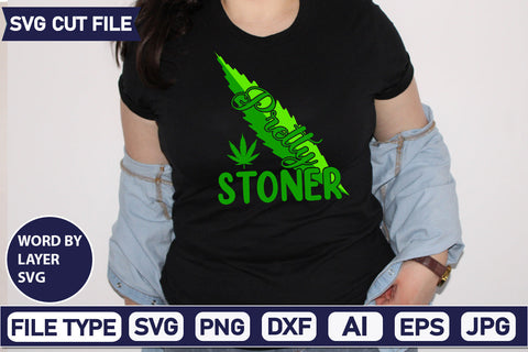 Pretty Stoner Svg Cut File,SVGs,quotes-and-sayings,food-drink,mini-bundles,print-cut,on-sale, SVG DesignPlante 503 