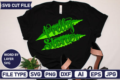 Pretty Stoner Svg Cut File,SVGs,quotes-and-sayings,food-drink,mini-bundles,print-cut,on-sale, SVG DesignPlante 503 