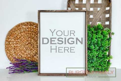 Pretty vertical sign | Mock up Mock Up Photo Burgess Family Craft 