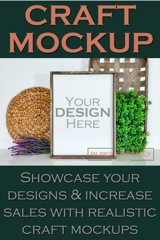 Pretty vertical sign | Mock up Mock Up Photo Burgess Family Craft 