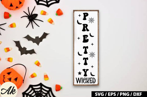Pretty wicked Porch Sign SVG SVG akazaddesign 