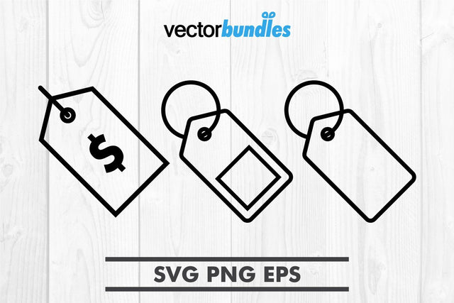 Price tag line clip art svg SVG vectorbundles 
