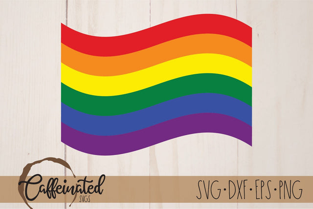 Pride Flag SVG, LGBT Flag SVG SVG Caffeinated SVGs 