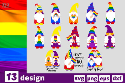 Pride Gnomes SVG Bundle SVG SvgOcean 