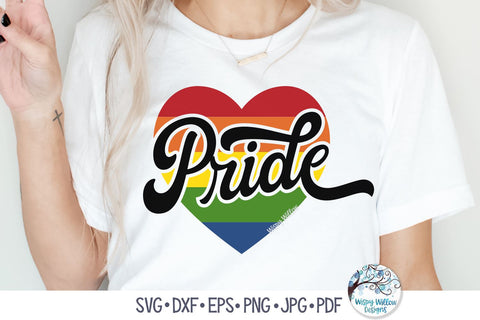 Pride Heart SVG SVG Wispy Willow Designs 