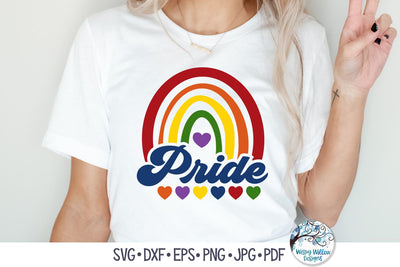 Pride Rainbow SVG SVG Wispy Willow Designs 