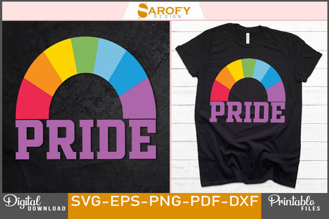 Pride rainbow vector retro LGBTQ gay pride month SVG, Pride SVG, Gay lover SVG SVG Sarofydesign 