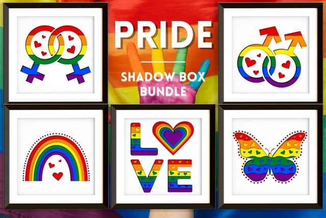 Pride Shadow Box SVG SvgOcean 