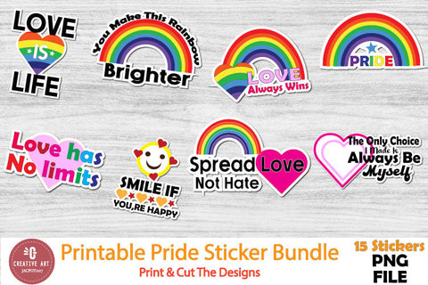 Pride Sticker Bundle Sublimation jacpot007 