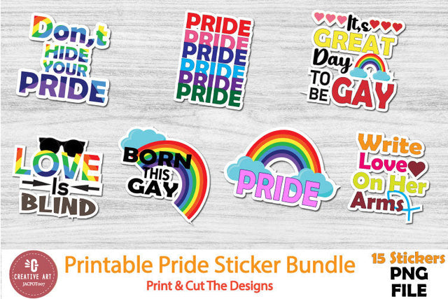Pride Sticker Bundle Sublimation jacpot007 